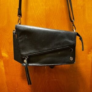 Hammitt Black Leather Crossbody Bag